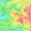 Droiturier topographic map, elevation, terrain