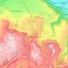 La Bâtie-Divisin topographic map, elevation, terrain