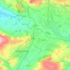 Lydham topographic map, elevation, terrain