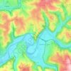 Capdenac topographic map, elevation, terrain