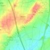 Bledeln topographic map, elevation, terrain