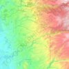 Amador County topographic map, elevation, terrain