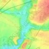 Le Thillay topographic map, elevation, terrain