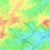 Zellik topographic map, elevation, terrain