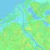 Riga topographic map, elevation, terrain