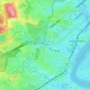 Toowong topographic map, elevation, terrain