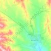 Bulgan topographic map, elevation, terrain