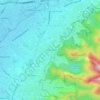 Saint-Tronc topographic map, elevation, terrain