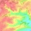 Cornant topographic map, elevation, terrain