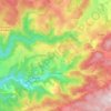 Cambounès topographic map, elevation, terrain