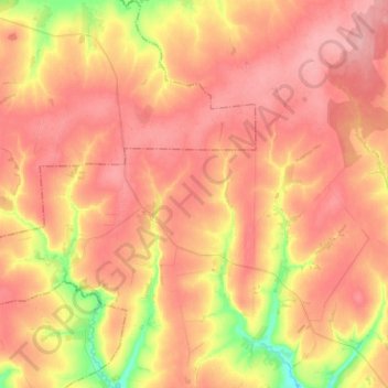 Утар-Атынское сельское поселение topographic map, elevation, terrain