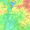 Antoing topographic map, elevation, terrain