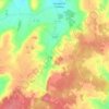 Luzé topographic map, elevation, terrain