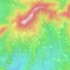 Suzette topographic map, elevation, terrain