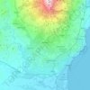 Belpasso topographic map, elevation, terrain