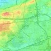 Bab Ezzouar topographic map, elevation, terrain
