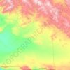 Altai topographic map, elevation, terrain