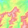 Атяшевское городское поселение topographic map, elevation, terrain