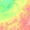 Khalkhgol topographic map, elevation, terrain