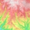 Trélans topographic map, elevation, terrain