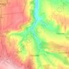 Zaitseve topographic map, elevation, terrain