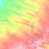 Umguza topographic map, elevation, terrain