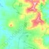 Kingaroy topographic map, elevation, terrain