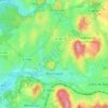 Montmorot topographic map, elevation, terrain