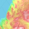 Paradise topographic map, elevation, terrain