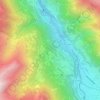 Grust topographic map, elevation, terrain