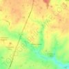 Pulham Market topographic map, elevation, terrain