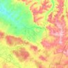 Gouffern en Auge topographic map, elevation, terrain