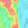 Афонино topographic map, elevation, terrain