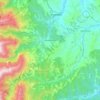 Montefortino topographic map, elevation, terrain