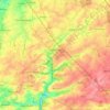 Gembloers topographic map, elevation, terrain