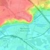 Montereau-Fault-Yonne topographic map, elevation, terrain