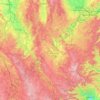 Haute-Loire topographic map, elevation, terrain