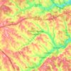 North Fayette Township topographic map, elevation, terrain