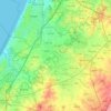 Beer Tuvia Regional Council topographic map, elevation, terrain