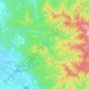 Nădrag topographic map, elevation, terrain