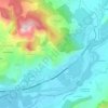 La Saulce topographic map, elevation, terrain