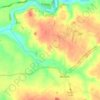 Binham topographic map, elevation, terrain