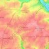 Mélamare topographic map, elevation, terrain