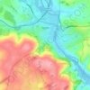 Totnes topographic map, elevation, terrain