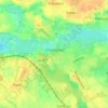Choszczno topographic map, elevation, terrain