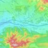 11e Arrondissement topographic map, elevation, terrain