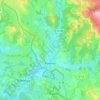 Rueyres topographic map, elevation, terrain