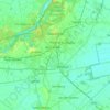 Guastalla topographic map, elevation, terrain