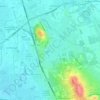 Vedène topographic map, elevation, terrain