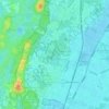 Bloemendaal topographic map, elevation, terrain